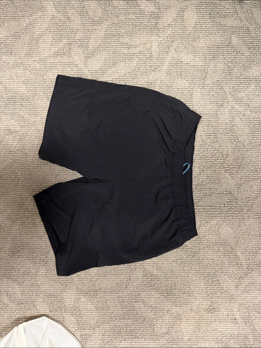 Peter Millar Black Mesh-Lined Athletic Shorts with Drawcord